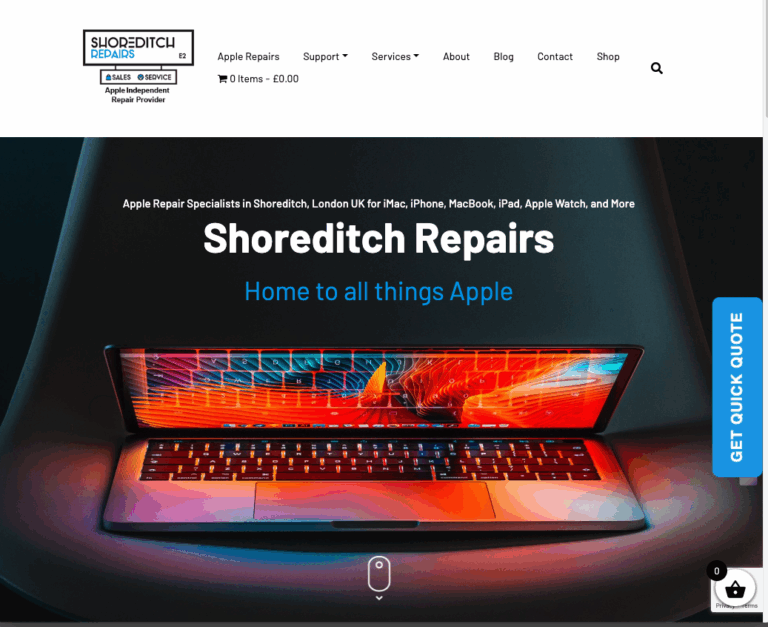 Shoreditch Repairs – Driving Local Appliance Repair Leads with CRO & SEO