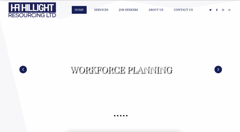 Hillight Resourcing Ltd – Empowering Workforces Through Strategic UI/UX