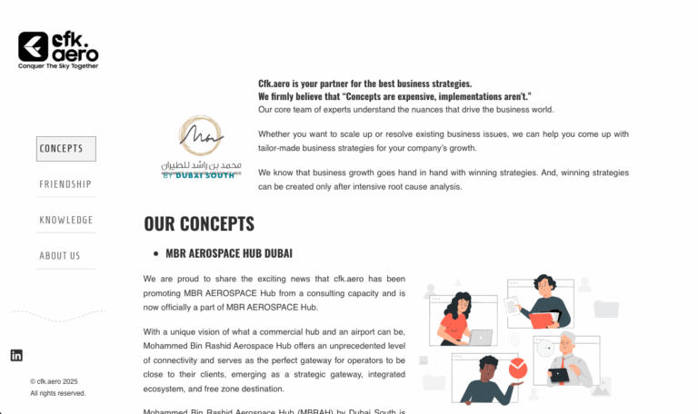 CFK.aero – Strategic Aviation Business Solutions from the UAE