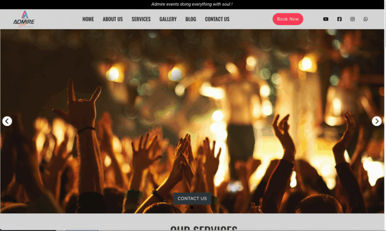 Admire Events – Bringing Grandeur to Life, Pixel by Pixel