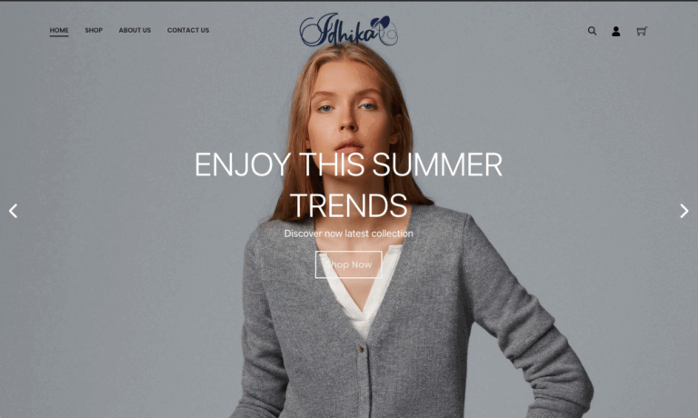 Idhika – Fashion Meets Seamless Online Shopping